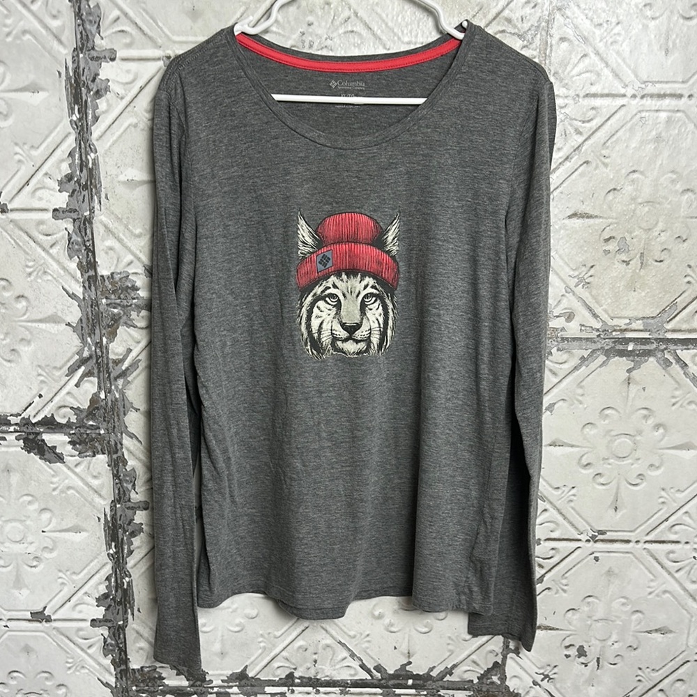 Columbia Lynx Gray Long Sleeve Shirt